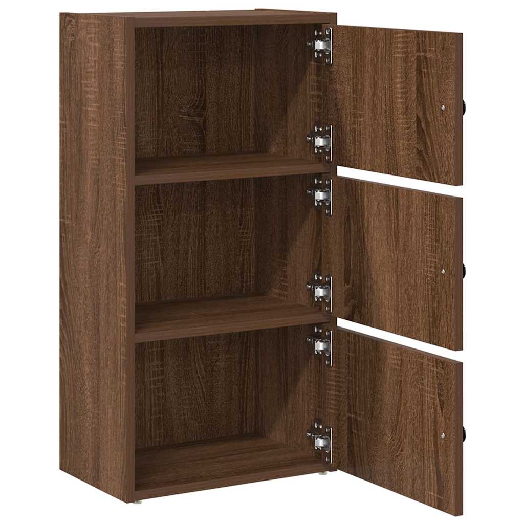 vidaXL Bibliotecă, stejar maro, 40x24x77 cm, lemn prelucrat vidaXL Bibliotecă, stejar maro, 40x24x77 cm, lemn prelucrat