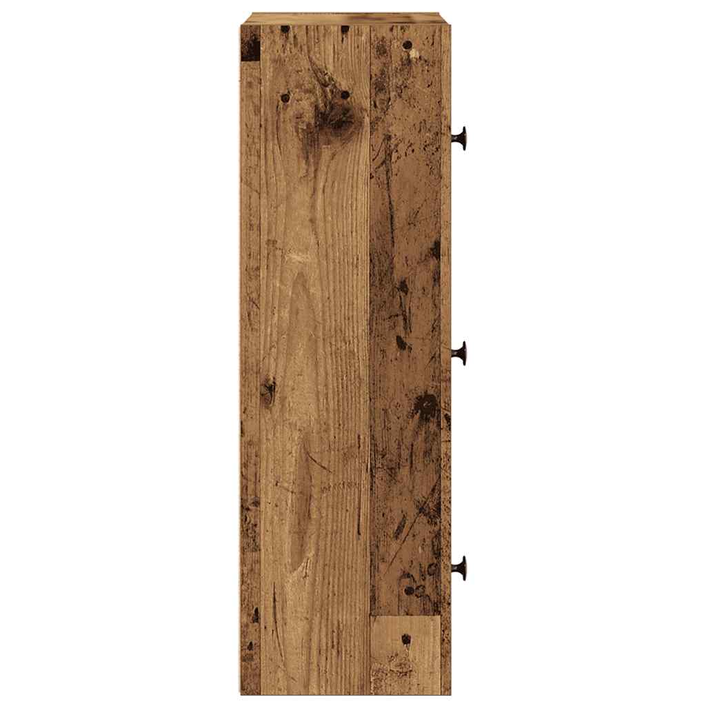 vidaXL Bibliotecă Lemn vechi 40x24x77 cm Lemn prelucrat