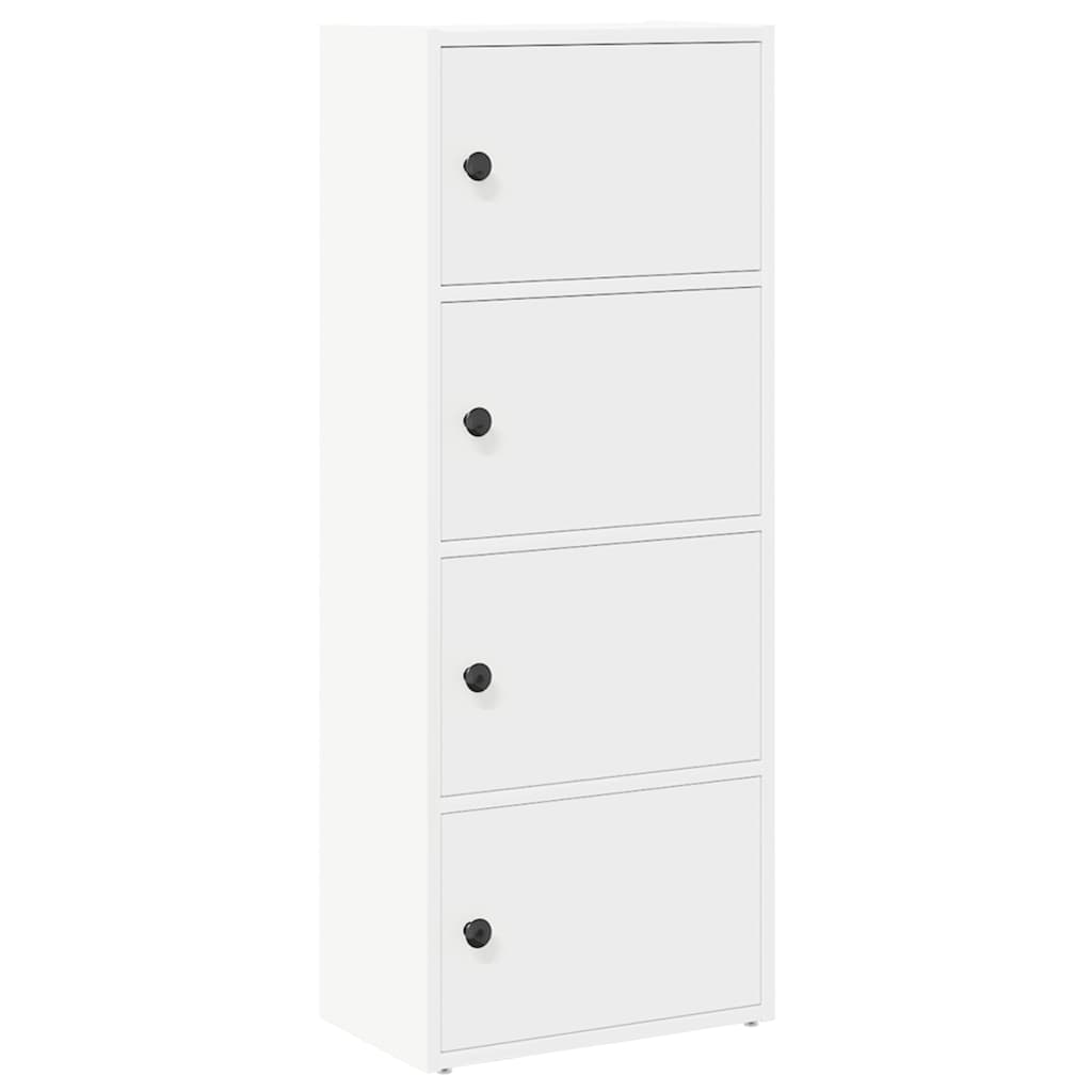 vidaXL Bibliotecă albă 40x24x102 cm din lemn prelucrat vidaXL Bibliotecă albă 40x24x102 cm din lemn prelucrat