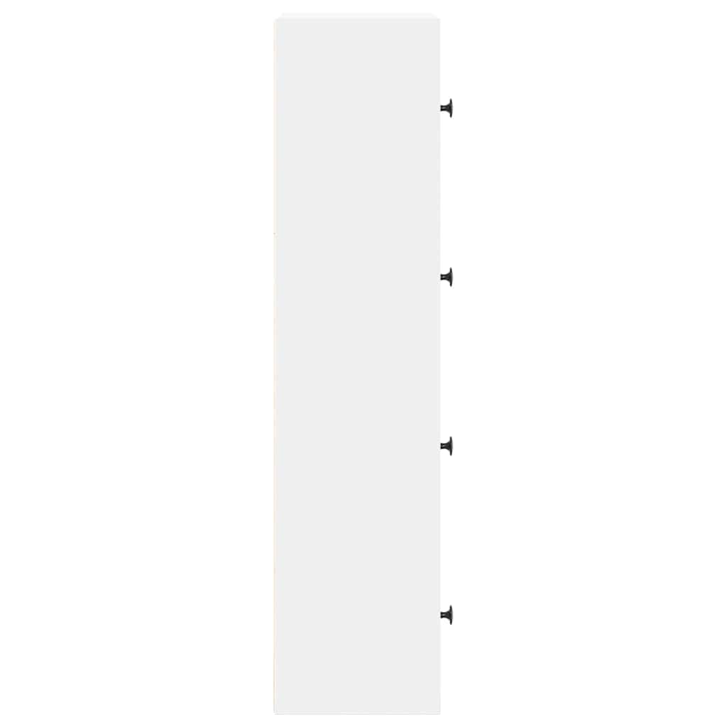 vidaXL Bibliotecă albă 40x24x102 cm din lemn prelucrat vidaXL Bibliotecă albă 40x24x102 cm din lemn prelucrat