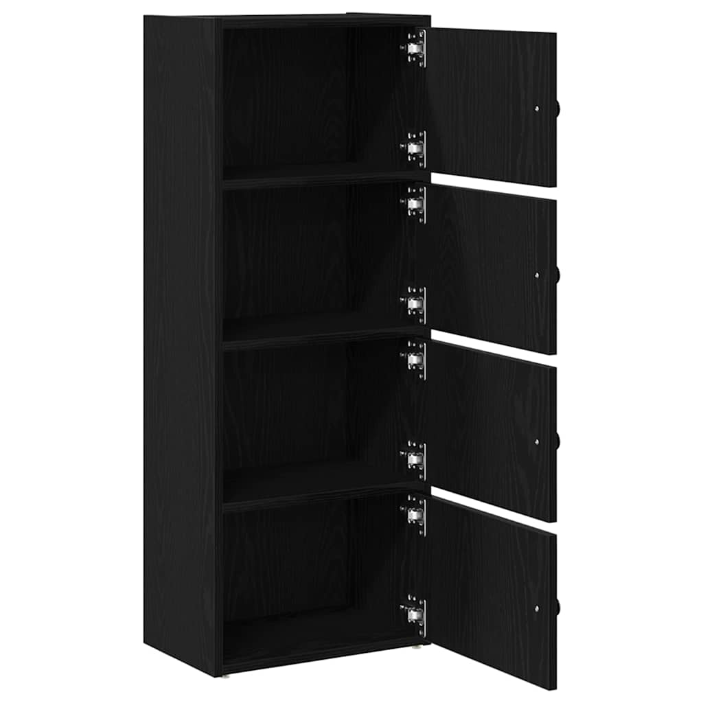 vidaXL Bibliotecă Stejar negru 40x24x102 cm Lemn prelucrat vidaXL Bibliotecă Stejar negru 40x24x102 cm Lemn prelucrat