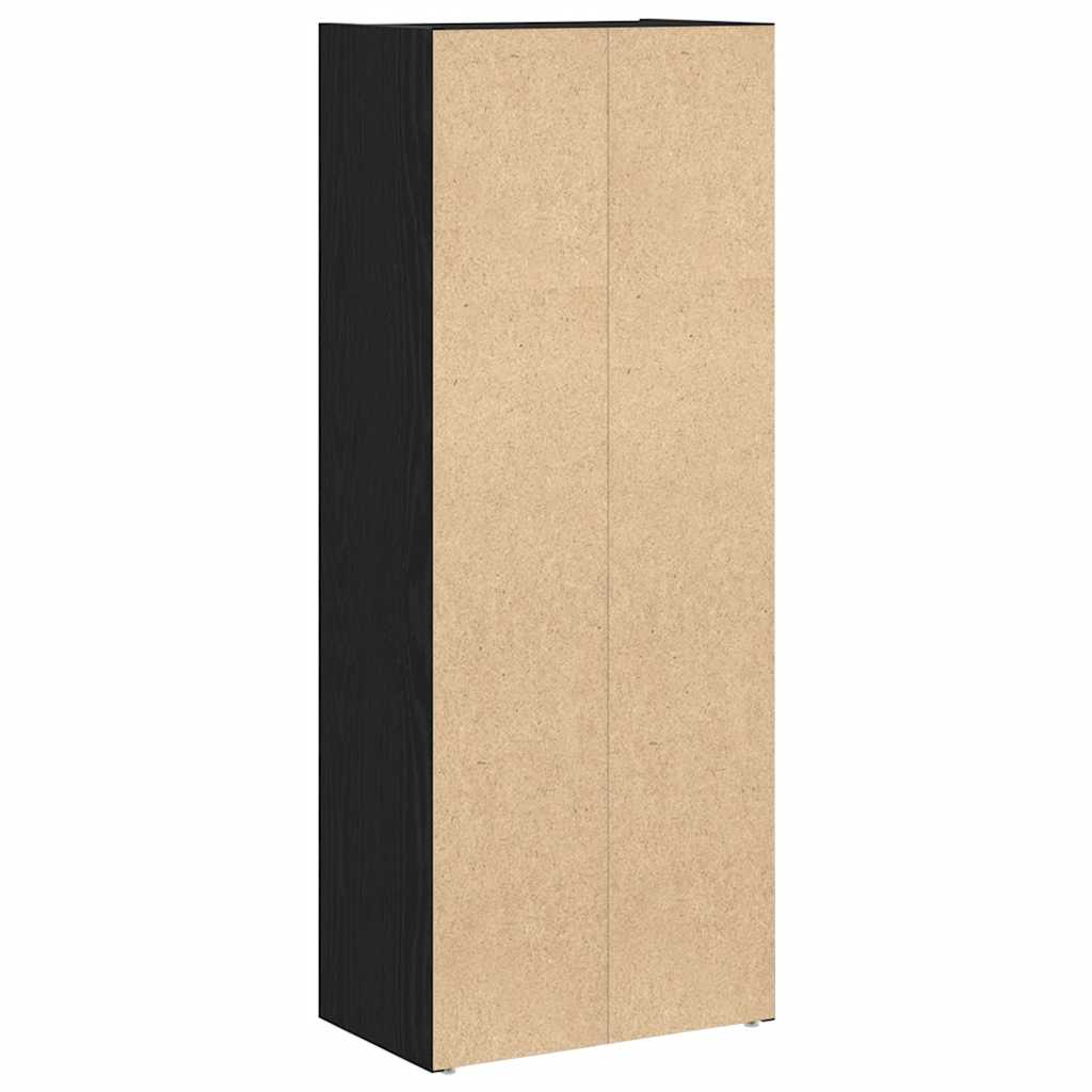 vidaXL Bibliotecă Stejar negru 40x24x102 cm Lemn prelucrat vidaXL Bibliotecă Stejar negru 40x24x102 cm Lemn prelucrat