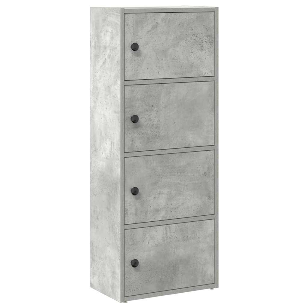 vidaXL Bibliotecă, gri beton, 40x24x102 cm, lemn prelucrat vidaXL Bibliotecă, gri beton, 40x24x102 cm, lemn prelucrat