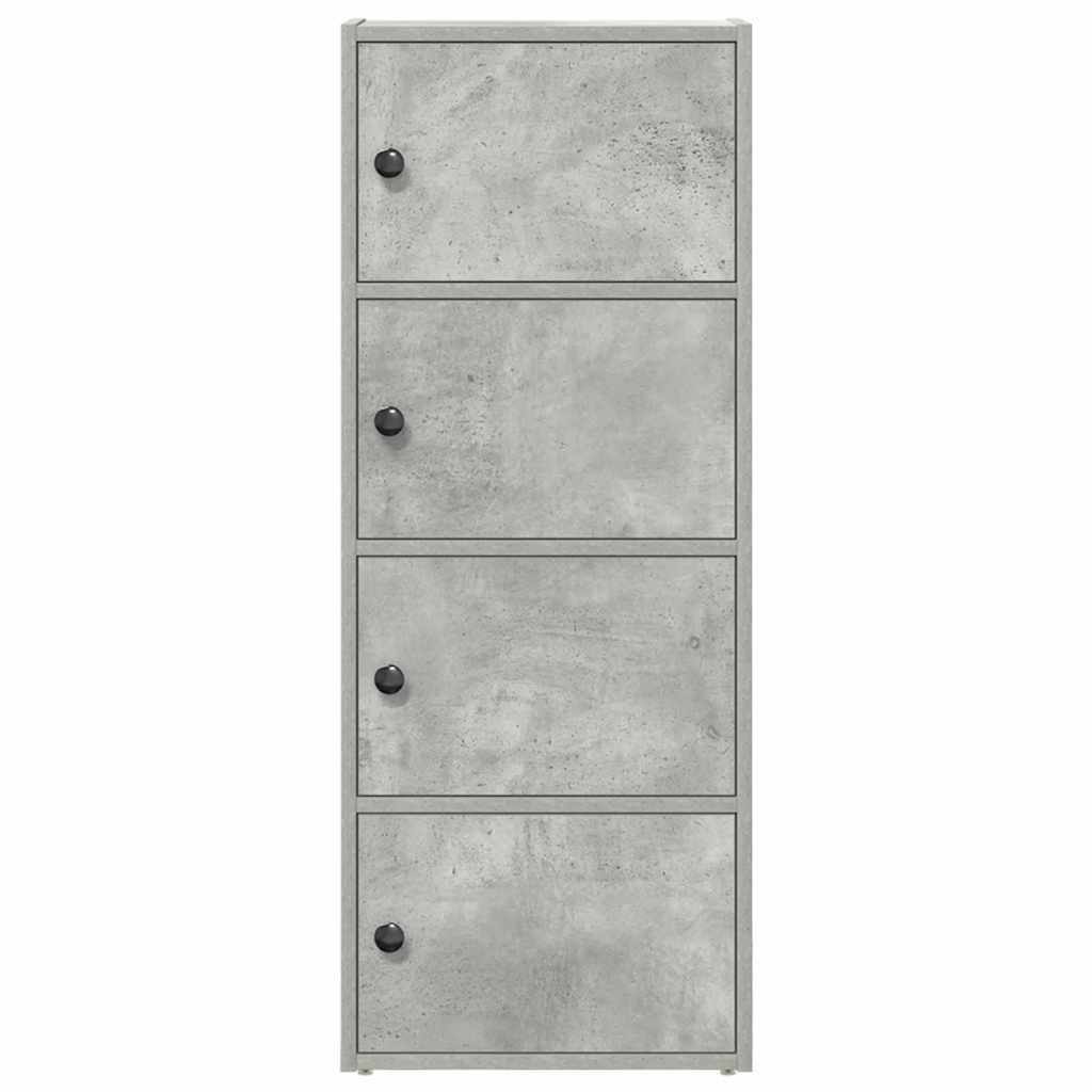 vidaXL Bibliotecă, gri beton, 40x24x102 cm, lemn prelucrat vidaXL Bibliotecă, gri beton, 40x24x102 cm, lemn prelucrat