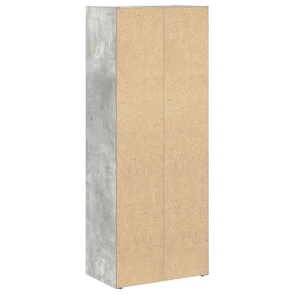 vidaXL Bibliotecă, gri beton, 40x24x102 cm, lemn prelucrat vidaXL Bibliotecă, gri beton, 40x24x102 cm, lemn prelucrat