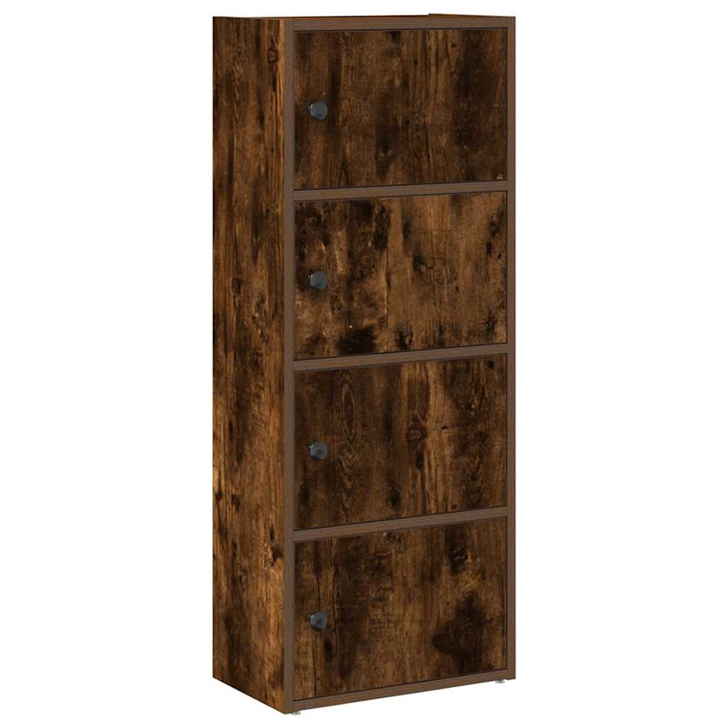 vidaXL Bibliotecă, stejar fumuriu, 40x24x102 cm, lemn prelucrat vidaXL Bibliotecă, stejar fumuriu, 40x24x102 cm, lemn prelucrat