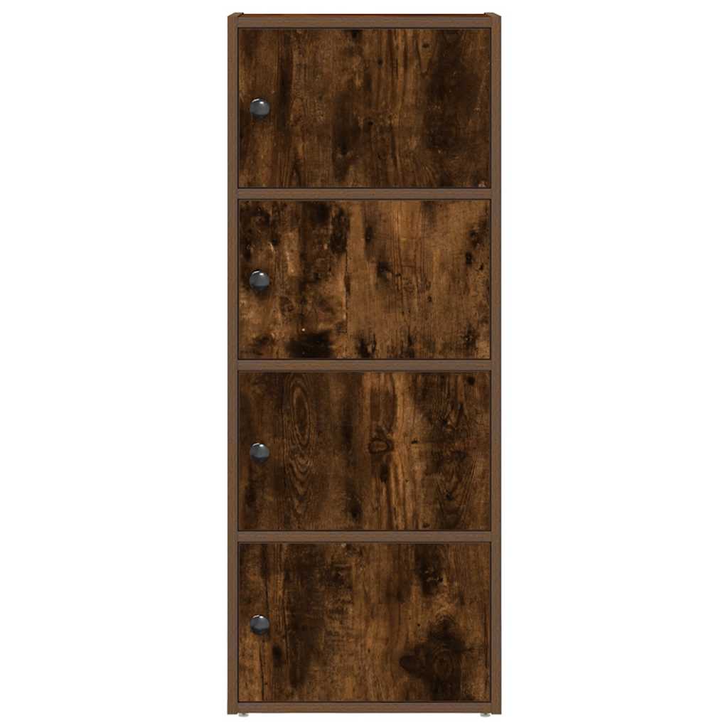 vidaXL Bibliotecă, stejar fumuriu, 40x24x102 cm, lemn prelucrat vidaXL Bibliotecă, stejar fumuriu, 40x24x102 cm, lemn prelucrat