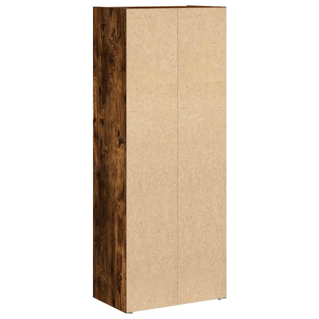 vidaXL Bibliotecă, stejar fumuriu, 40x24x102 cm, lemn prelucrat vidaXL Bibliotecă, stejar fumuriu, 40x24x102 cm, lemn prelucrat