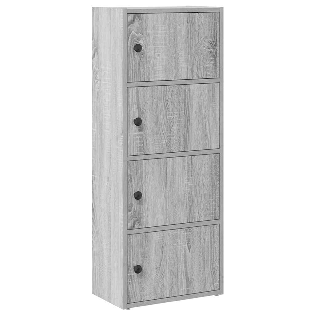 vidaXL Bibliotecă, gri sonoma, 40x24x102 cm, lemn prelucrat vidaXL Bibliotecă, gri sonoma, 40x24x102 cm, lemn prelucrat