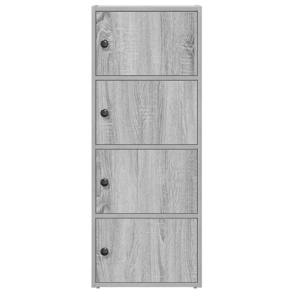 vidaXL Bibliotecă, gri sonoma, 40x24x102 cm, lemn prelucrat vidaXL Bibliotecă, gri sonoma, 40x24x102 cm, lemn prelucrat