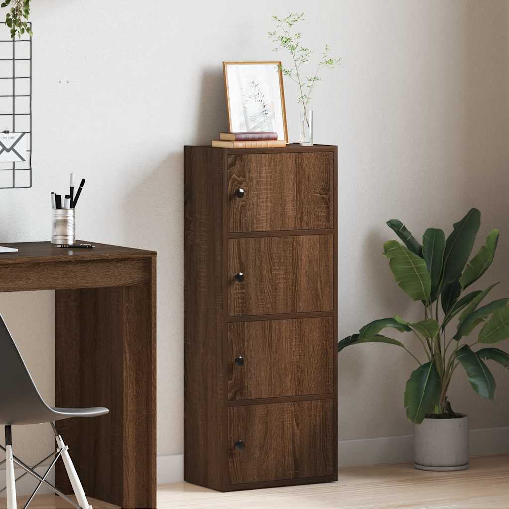 vidaXL Bibliotecă, stejar maro, 40x24x102 cm, lemn prelucrat
