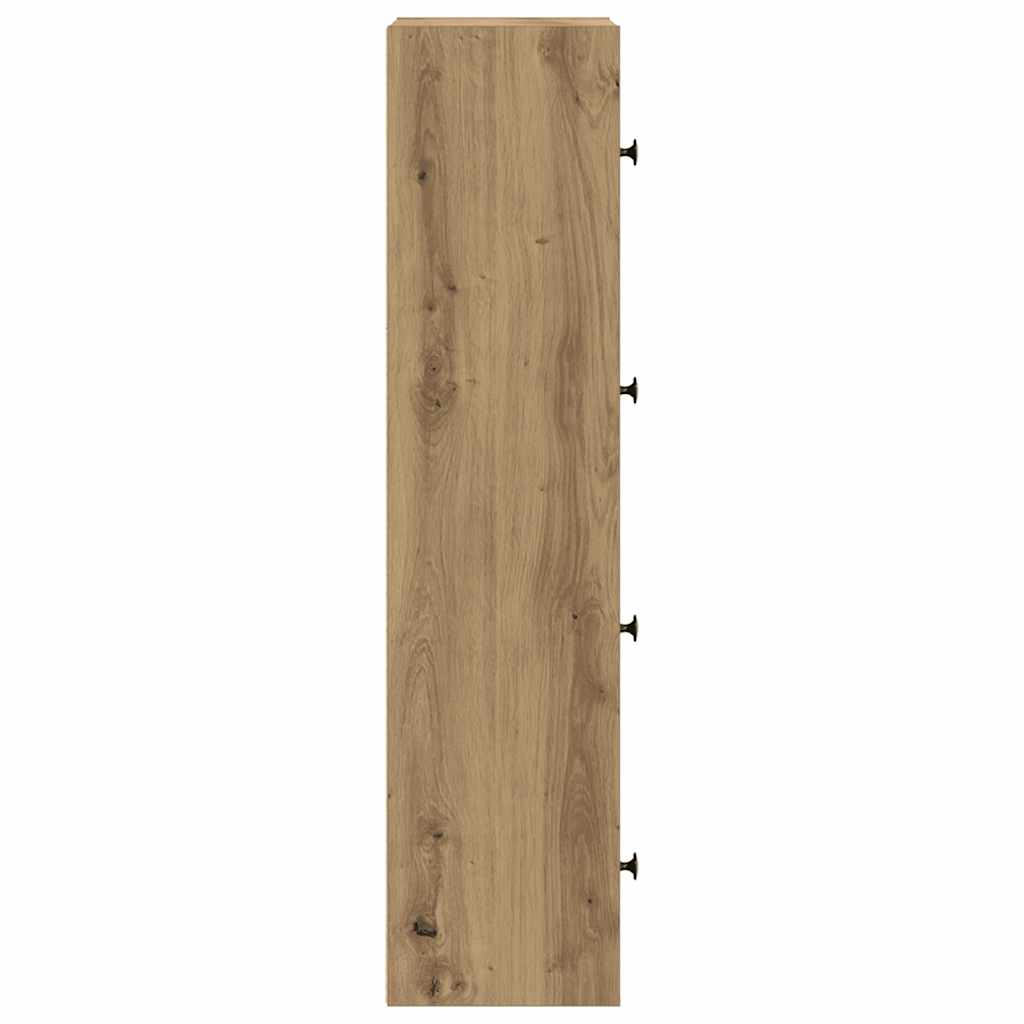 vidaXL Bibliotecă, stejar artizanal, 40x24x102 cm, lemn prelucrat vidaXL Bibliotecă, stejar artizanal, 40x24x102 cm, lemn prelucrat