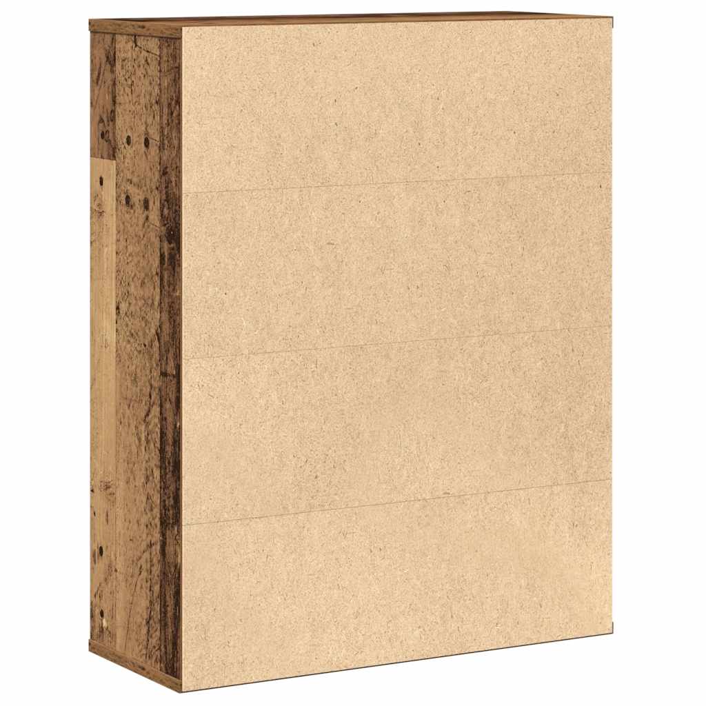 vidaXL Bibliotecă, lemn vechi, 60x24x76,5 cm, lemn prelucrat vidaXL Bibliotecă, lemn vechi, 60x24x76,5 cm, lemn prelucrat