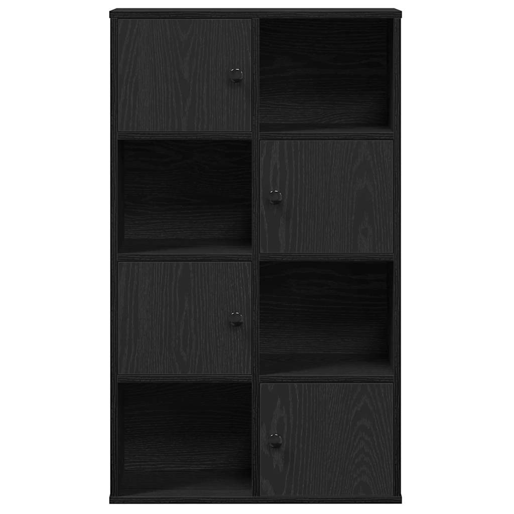 vidaXL Bibliotecă Stejar negru 60x24x101,5 cm Lemn prelucrat vidaXL Bibliotecă Stejar negru 60x24x101,5 cm Lemn prelucrat