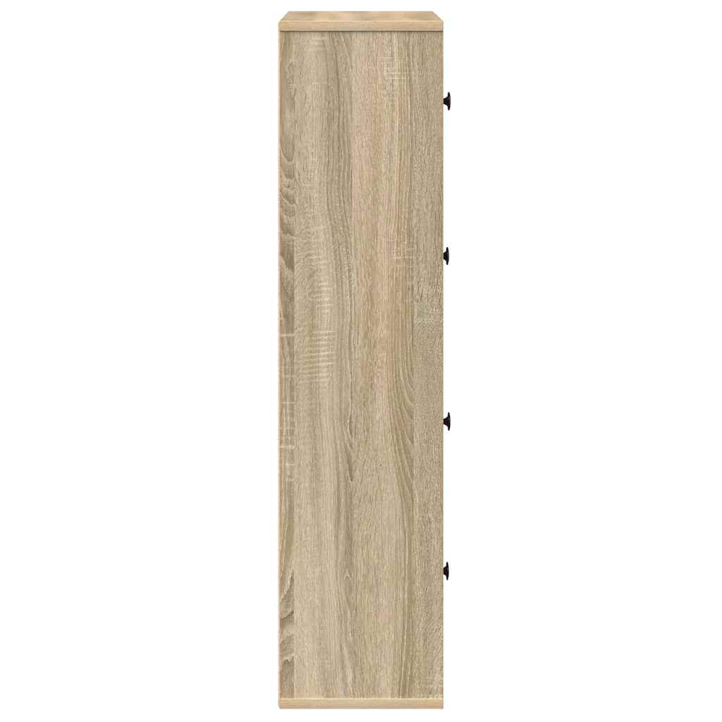 vidaXL Bibliotecă, stejar sonoma, 60x24x101,5 cm, lemn prelucrat vidaXL Bibliotecă, stejar sonoma, 60x24x101,5 cm, lemn prelucrat