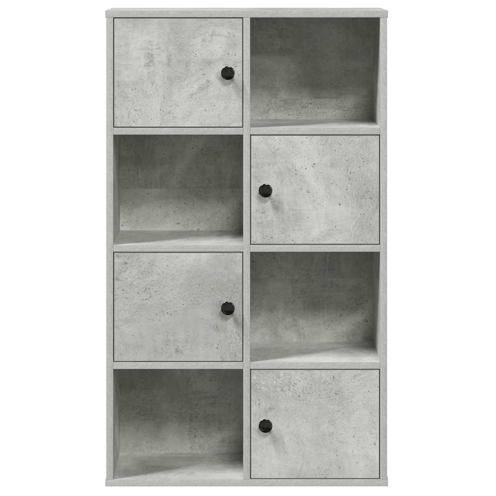 vidaXL Bibliotecă, gri beton,60x24x101,5 cm, lemn prelucrat vidaXL Bibliotecă, gri beton,60x24x101,5 cm, lemn prelucrat