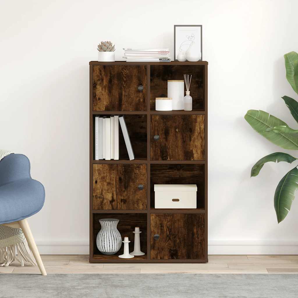 vidaXL Bibliotecă, stejar fumuriu, 60x24x101,5 cm, lemn prelucrat vidaXL Bibliotecă, stejar fumuriu, 60x24x101,5 cm, lemn prelucrat