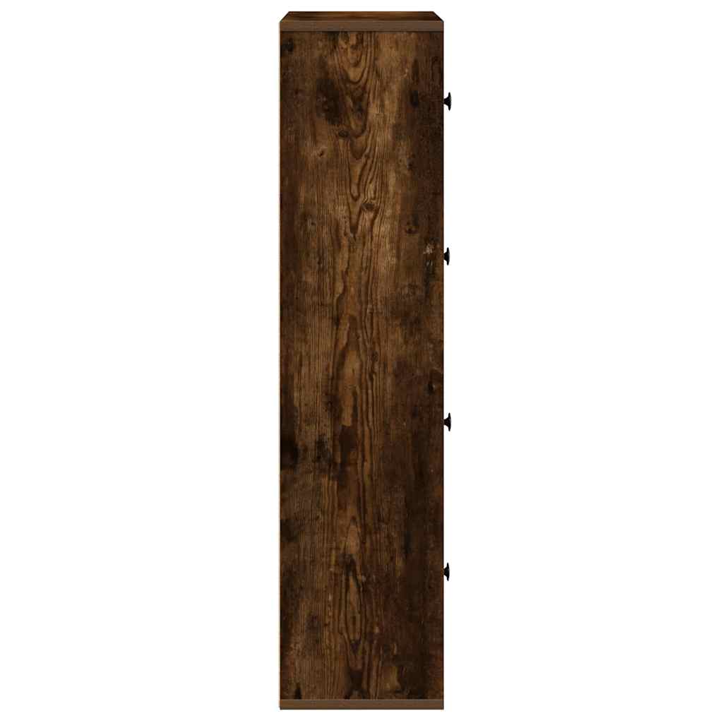 vidaXL Bibliotecă, stejar fumuriu, 60x24x101,5 cm, lemn prelucrat vidaXL Bibliotecă, stejar fumuriu, 60x24x101,5 cm, lemn prelucrat