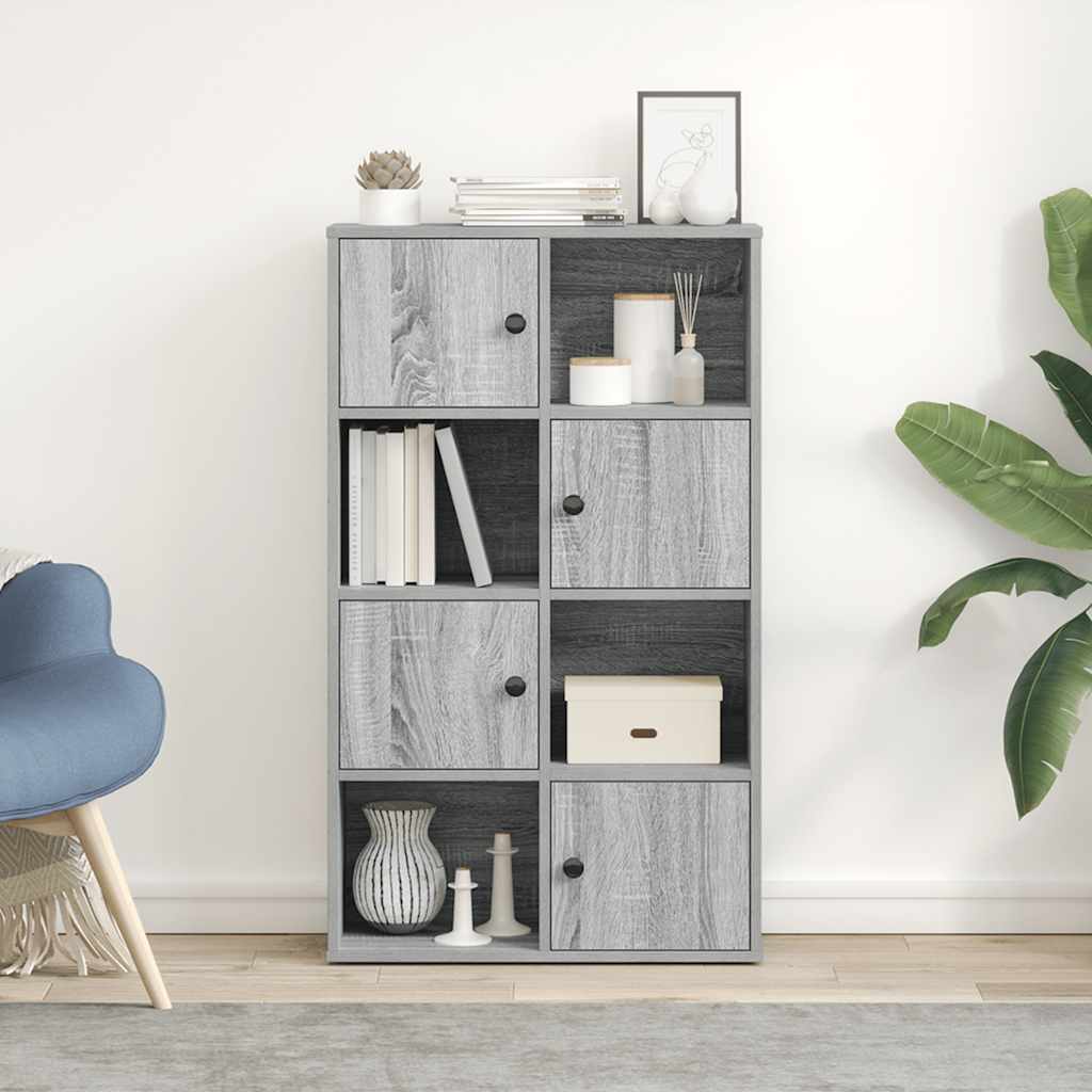 vidaXL Bibliotecă, gri sonoma, 60x24x101,5 cm, lemn prelucrat vidaXL Bibliotecă, gri sonoma, 60x24x101,5 cm, lemn prelucrat
