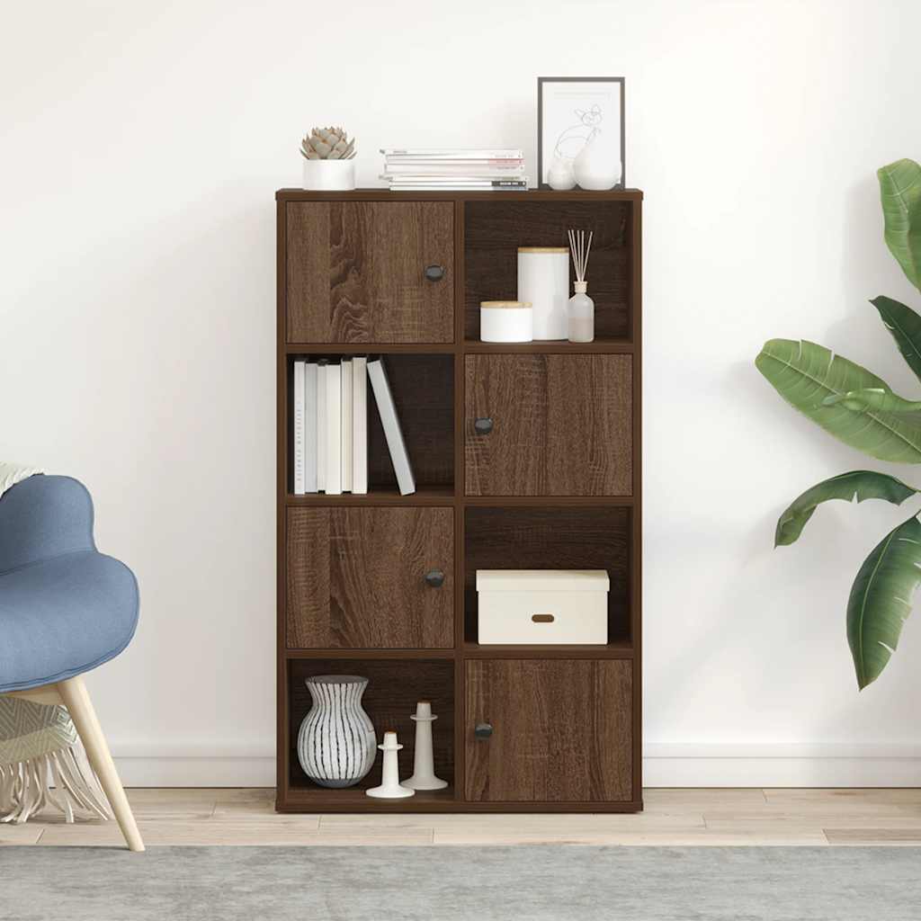 vidaXL Bibliotecă, stejar maro, 60x24x101,5 cm, lemn prelucrat vidaXL Bibliotecă, stejar maro, 60x24x101,5 cm, lemn prelucrat
