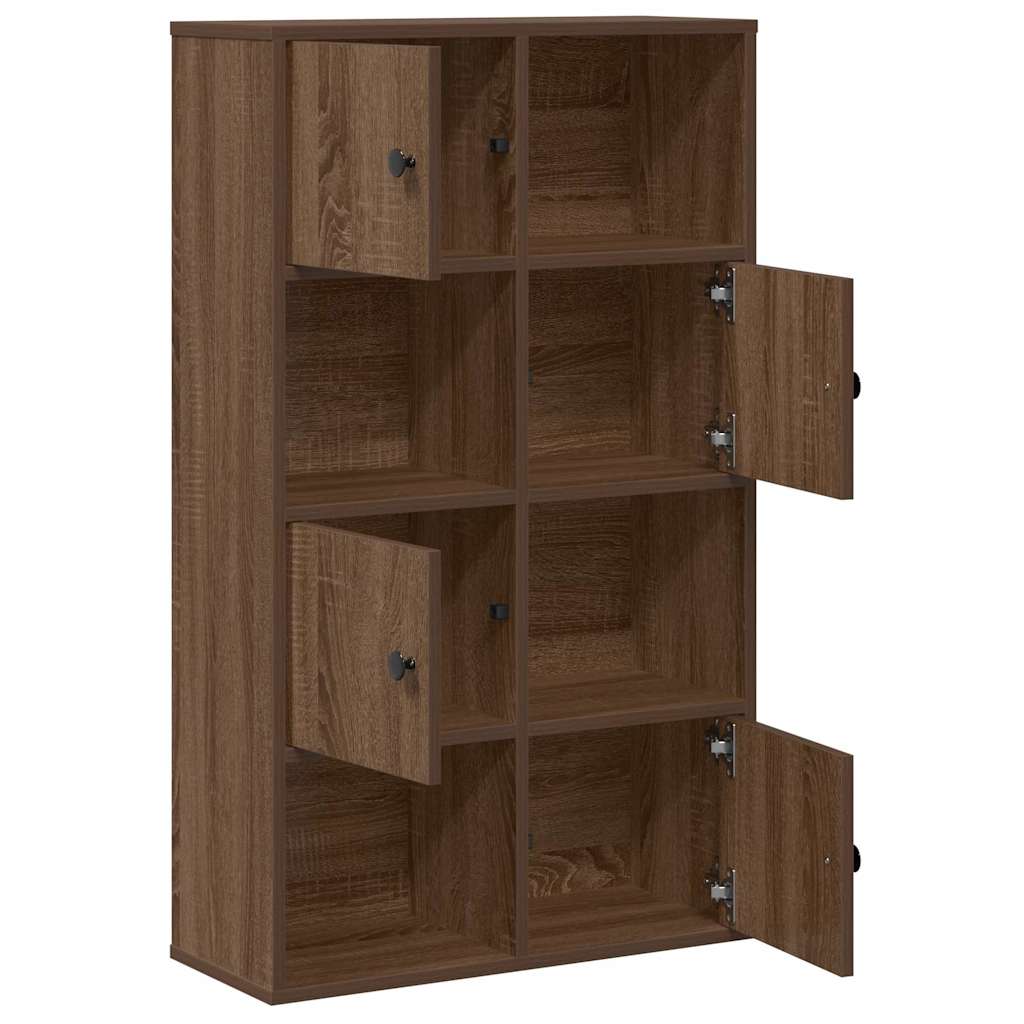vidaXL Bibliotecă, stejar maro, 60x24x101,5 cm, lemn prelucrat vidaXL Bibliotecă, stejar maro, 60x24x101,5 cm, lemn prelucrat