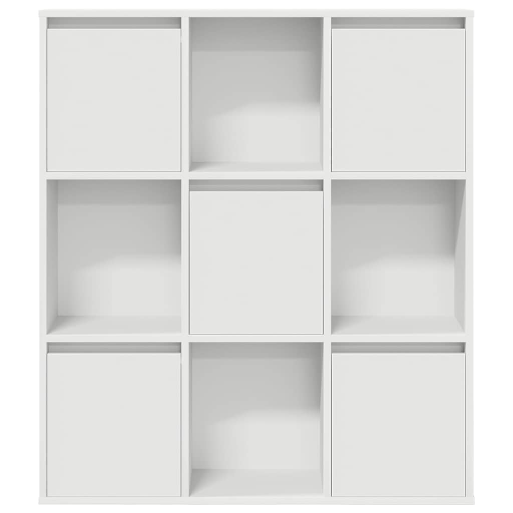 vidaXL Bibliotecă, alb, 89x24x101,5 cm, lemn prelucrat vidaXL Bibliotecă, alb, 89x24x101,5 cm, lemn prelucrat