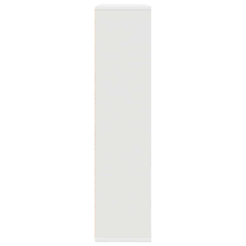 vidaXL Bibliotecă, alb, 89x24x101,5 cm, lemn prelucrat vidaXL Bibliotecă, alb, 89x24x101,5 cm, lemn prelucrat