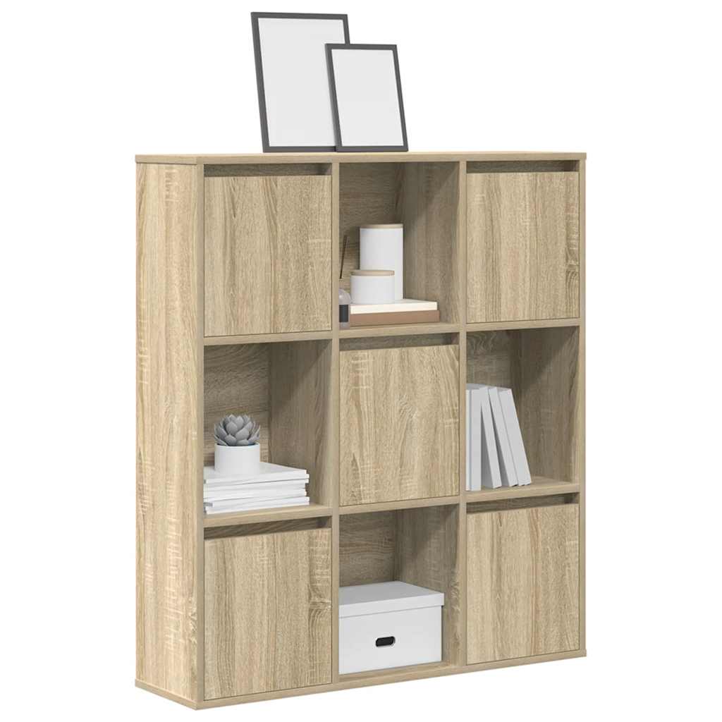 vidaXL Bibliotecă, stejar sonoma, 89x24x101,5 cm, lemn prelucrat vidaXL Bibliotecă, stejar sonoma, 89x24x101,5 cm, lemn prelucrat