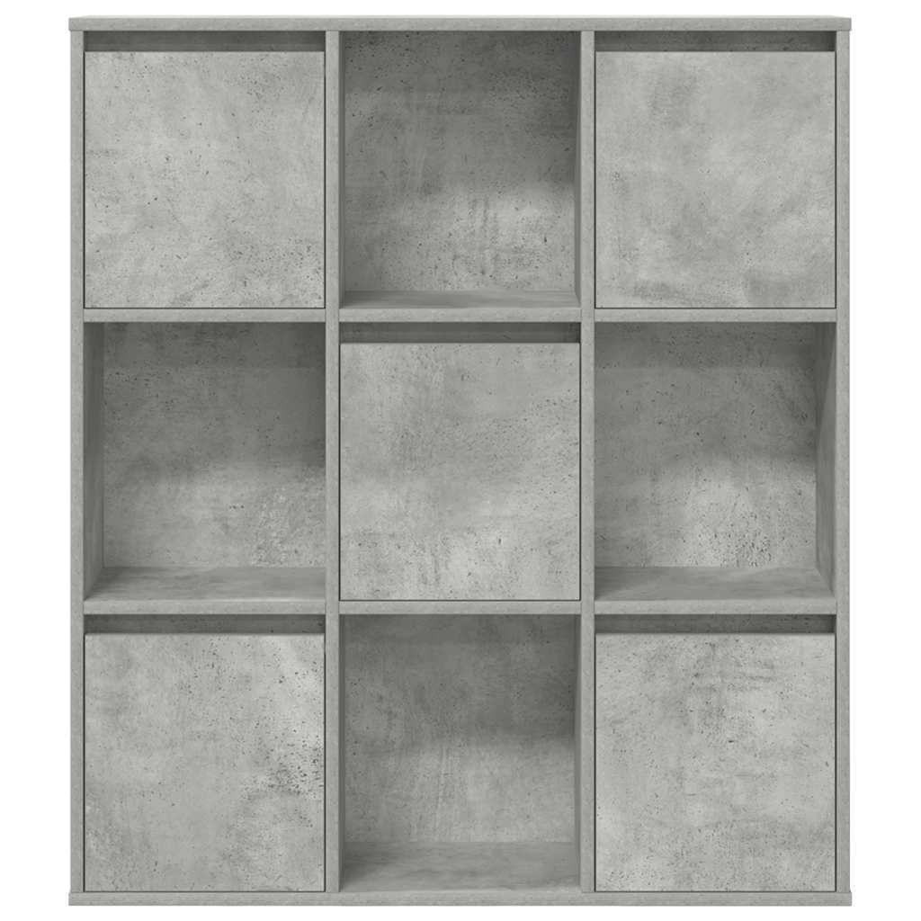 vidaXL Bibliotecă, gri beton, 89x24x101,5 cm, lemn prelucrat vidaXL Bibliotecă, gri beton, 89x24x101,5 cm, lemn prelucrat