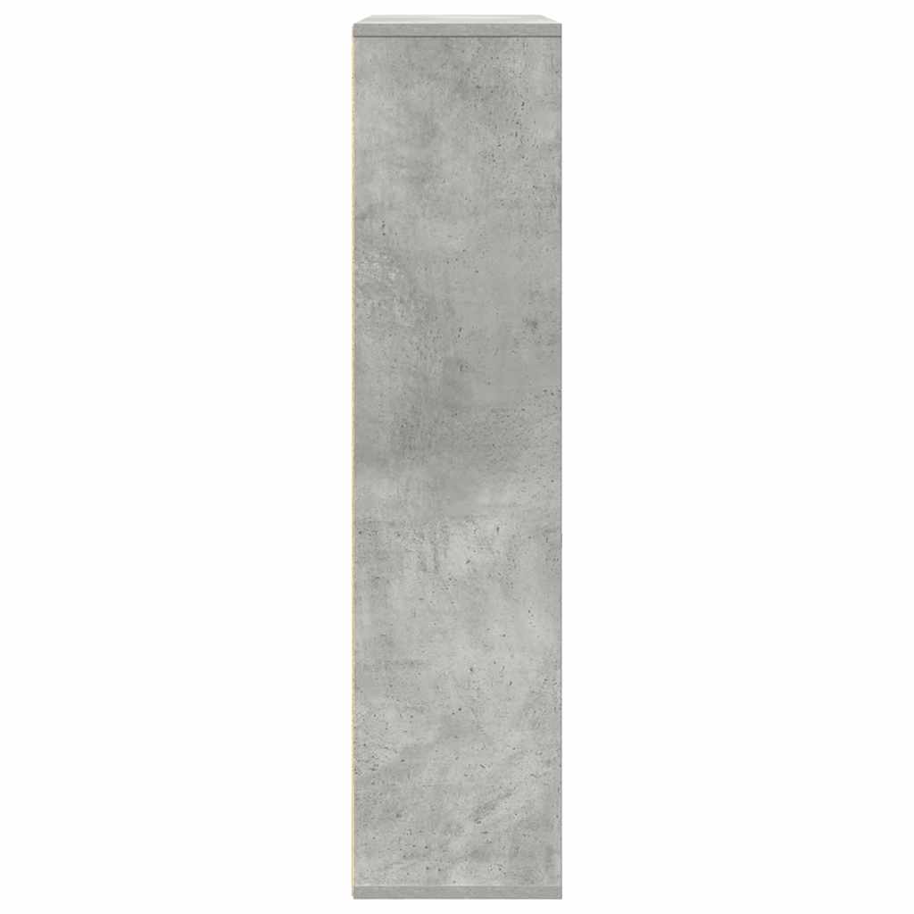 vidaXL Bibliotecă, gri beton, 89x24x101,5 cm, lemn prelucrat vidaXL Bibliotecă, gri beton, 89x24x101,5 cm, lemn prelucrat