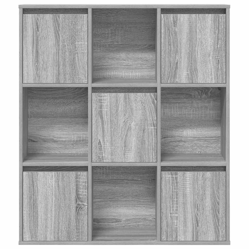 vidaXL Bibliotecă, gri sonoma, 89x24x101,5 cm, lemn prelucrat vidaXL Bibliotecă, gri sonoma, 89x24x101,5 cm, lemn prelucrat