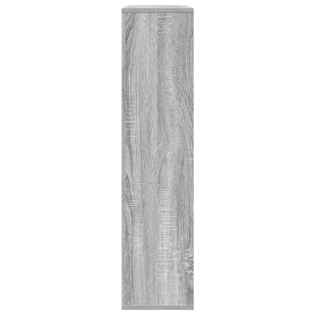 vidaXL Bibliotecă, gri sonoma, 89x24x101,5 cm, lemn prelucrat vidaXL Bibliotecă, gri sonoma, 89x24x101,5 cm, lemn prelucrat