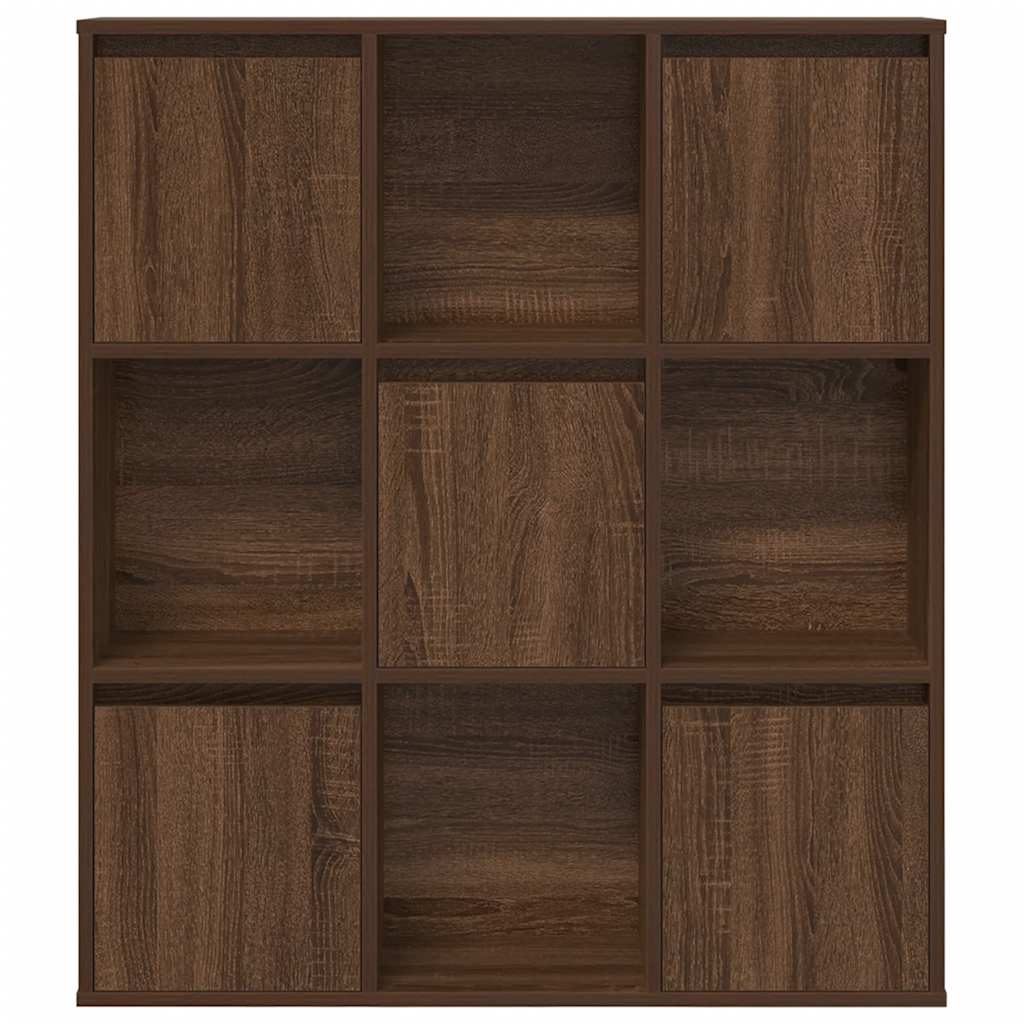 vidaXL Bibliotecă, stejar maro, 89x24x101,5 cm, lemn prelucrat vidaXL Bibliotecă, stejar maro, 89x24x101,5 cm, lemn prelucrat