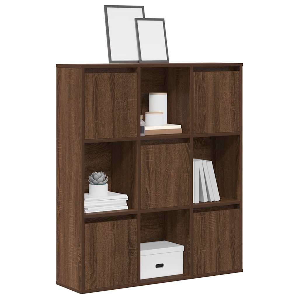 vidaXL Bibliotecă, stejar maro, 89x24x101,5 cm, lemn prelucrat vidaXL Bibliotecă, stejar maro, 89x24x101,5 cm, lemn prelucrat