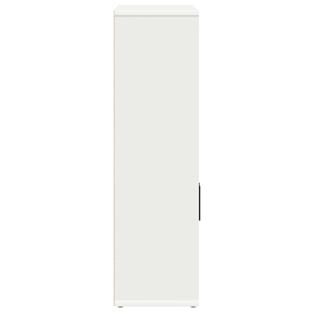vidaXL Bibliotecă, alb, 60x24x85 cm, lemn prelucrat vidaXL Bibliotecă, alb, 60x24x85 cm, lemn prelucrat
