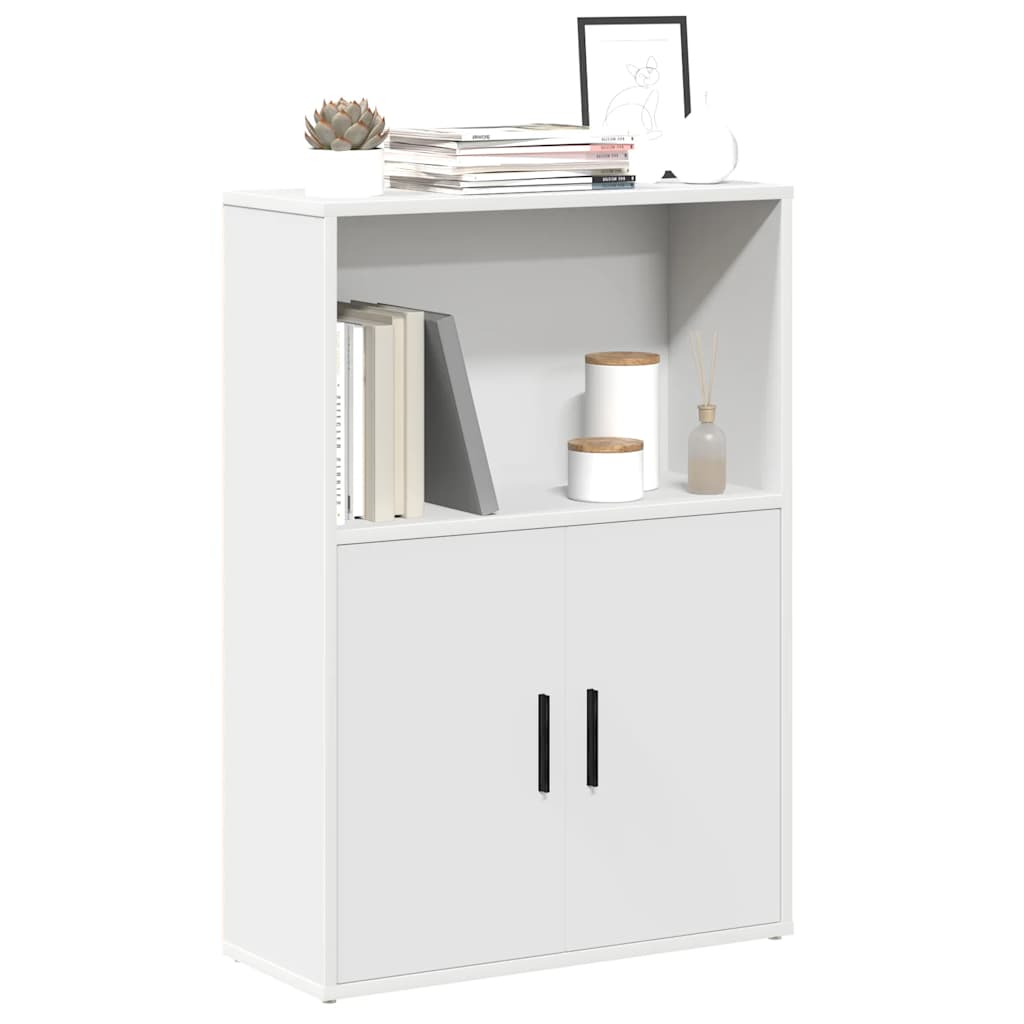 vidaXL Bibliotecă, alb, 60x24x85 cm, lemn prelucrat vidaXL Bibliotecă, alb, 60x24x85 cm, lemn prelucrat