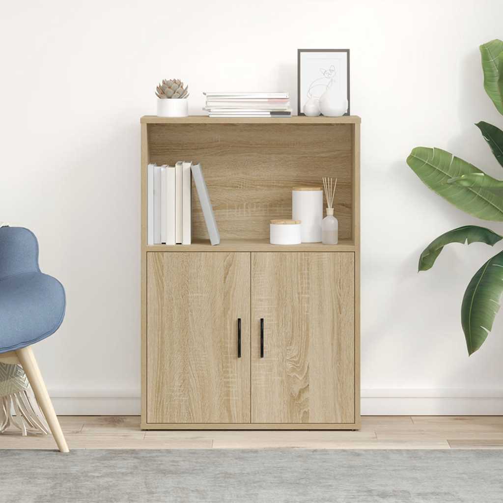 vidaXL Bibliotecă, stejar sonoma, 60x24x85 cm, lemn prelucrat vidaXL Bibliotecă, stejar sonoma, 60x24x85 cm, lemn prelucrat