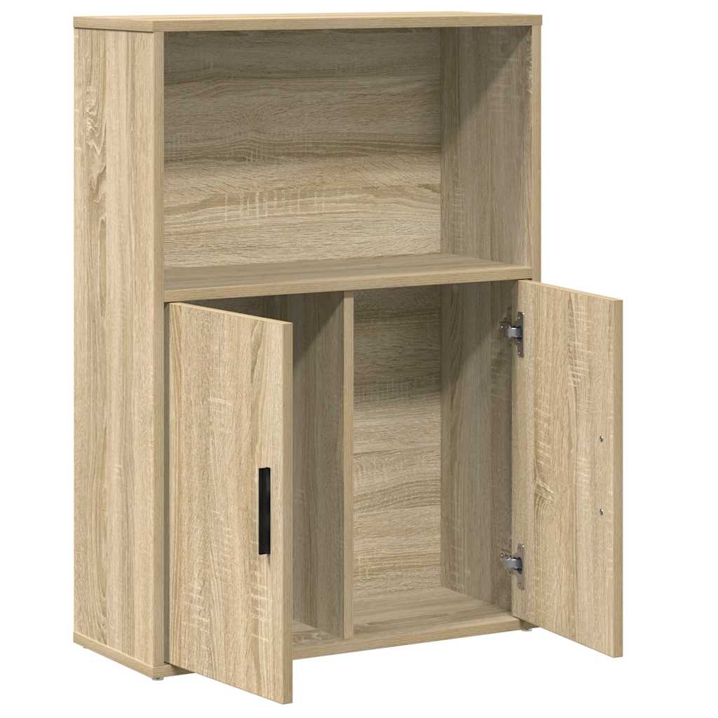 vidaXL Bibliotecă, stejar sonoma, 60x24x85 cm, lemn prelucrat vidaXL Bibliotecă, stejar sonoma, 60x24x85 cm, lemn prelucrat