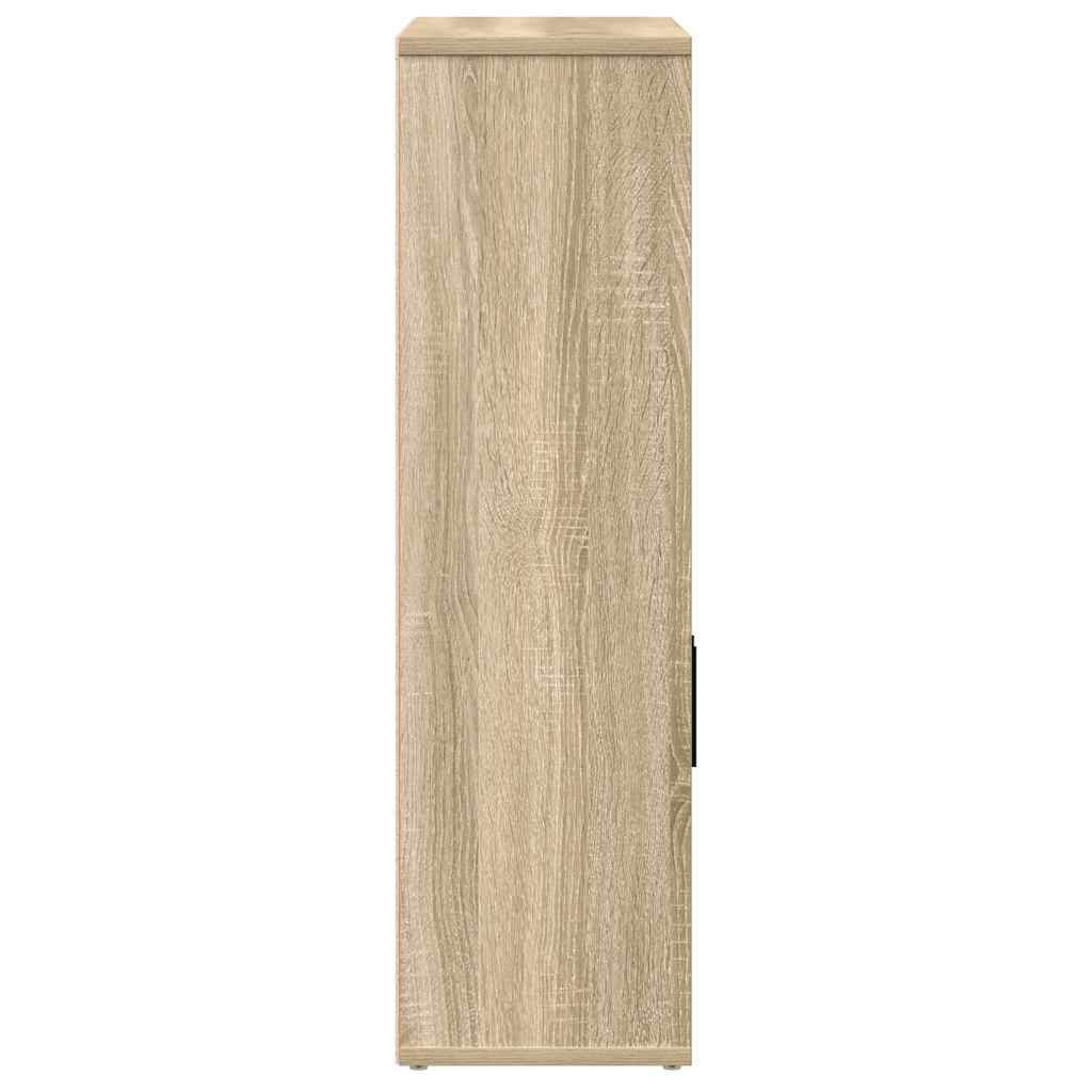 vidaXL Bibliotecă, stejar sonoma, 60x24x85 cm, lemn prelucrat vidaXL Bibliotecă, stejar sonoma, 60x24x85 cm, lemn prelucrat