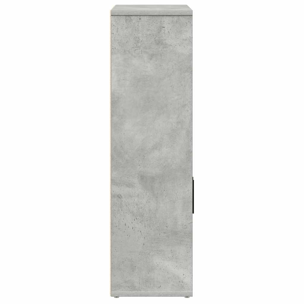 vidaXL Bibliotecă, gri beton, 60x24x85 cm, lemn prelucrat vidaXL Bibliotecă, gri beton, 60x24x85 cm, lemn prelucrat