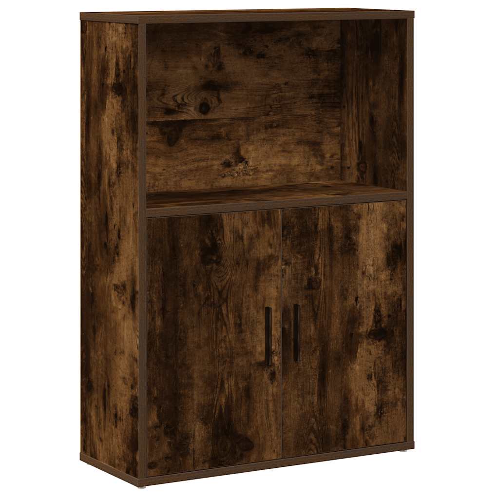 vidaXL Bibliotecă, stejar fumuriu, 60x24x85 cm, lemn prelucrat vidaXL Bibliotecă, stejar fumuriu, 60x24x85 cm, lemn prelucrat
