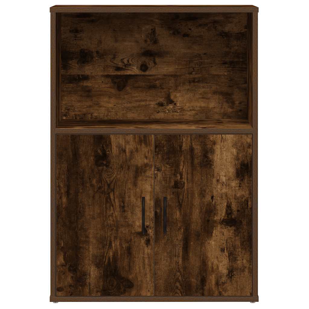 vidaXL Bibliotecă, stejar fumuriu, 60x24x85 cm, lemn prelucrat vidaXL Bibliotecă, stejar fumuriu, 60x24x85 cm, lemn prelucrat