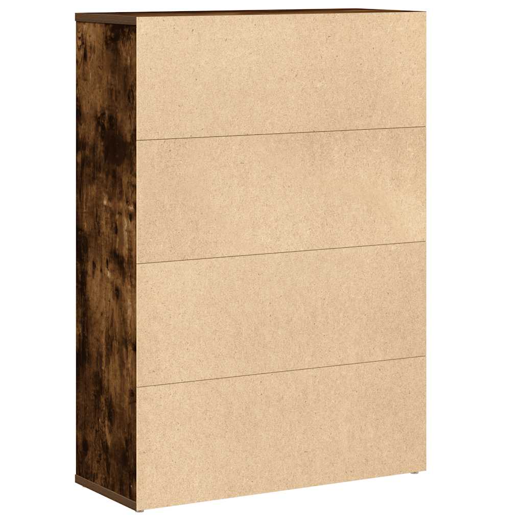 vidaXL Bibliotecă, stejar fumuriu, 60x24x85 cm, lemn prelucrat vidaXL Bibliotecă, stejar fumuriu, 60x24x85 cm, lemn prelucrat
