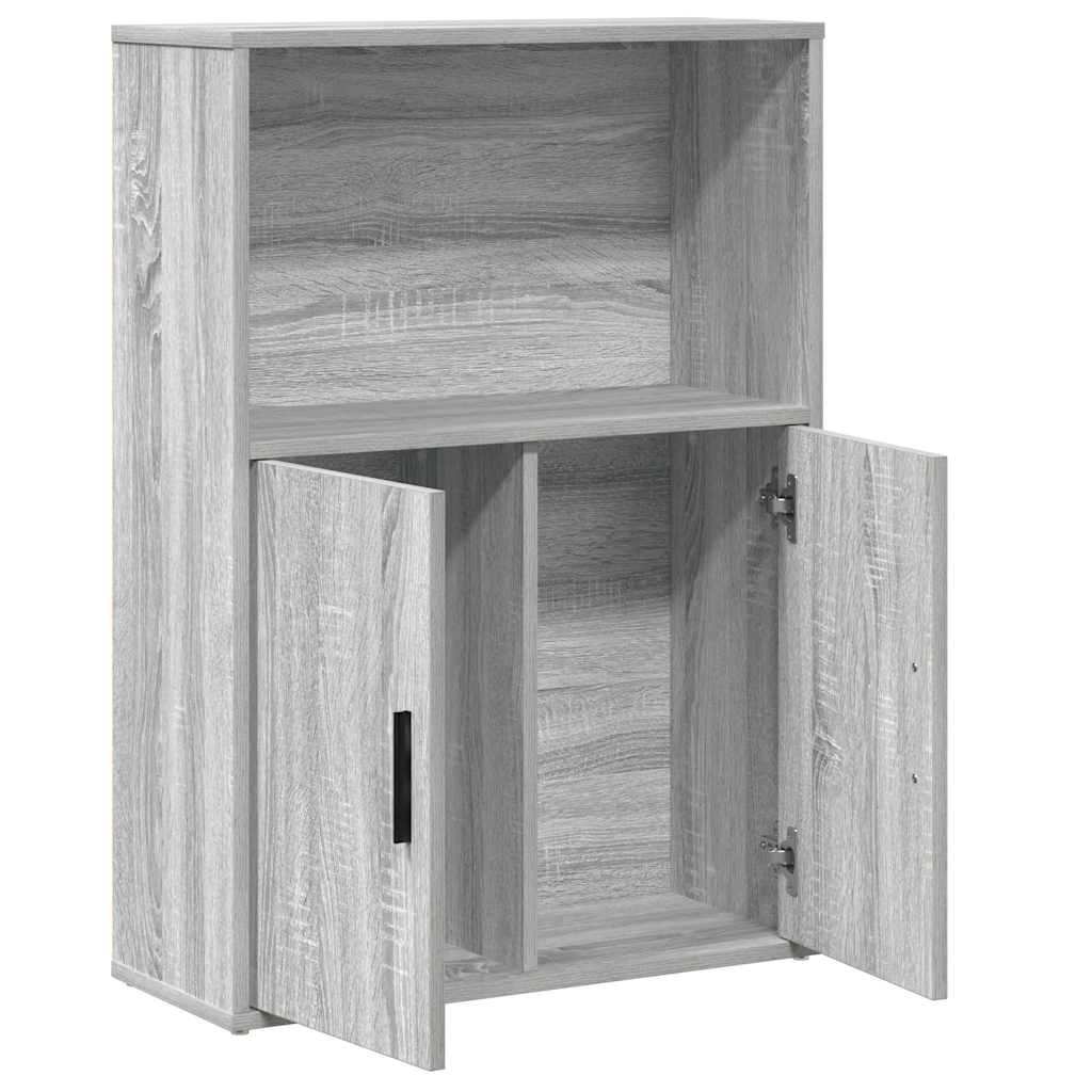vidaXL Bibliotecă, gri sonoma, 60x24x85 cm, lemn prelucrat vidaXL Bibliotecă, gri sonoma, 60x24x85 cm, lemn prelucrat