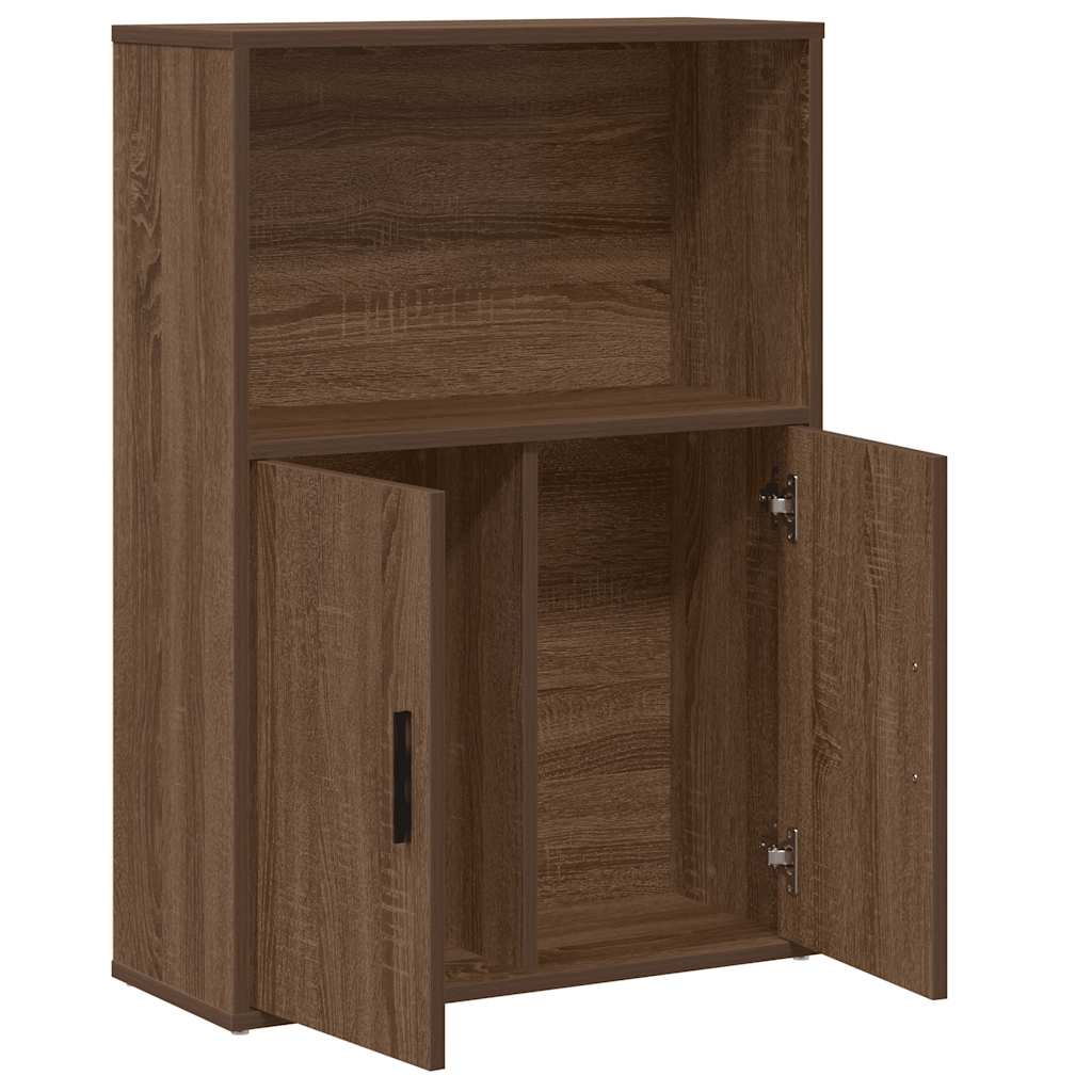 vidaXL Bibliotecă, stejar maro, 60x24x85 cm, lemn prelucrat vidaXL Bibliotecă, stejar maro, 60x24x85 cm, lemn prelucrat