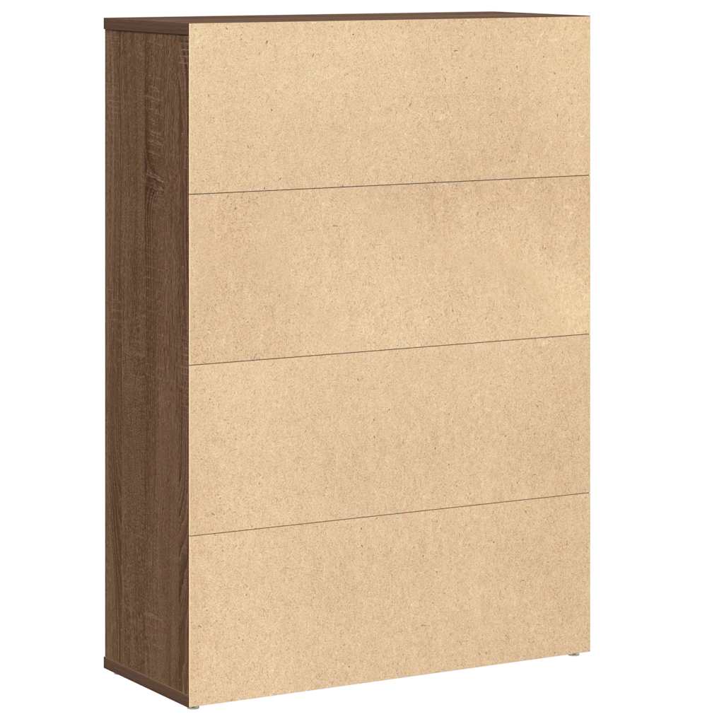 vidaXL Bibliotecă, stejar maro, 60x24x85 cm, lemn prelucrat vidaXL Bibliotecă, stejar maro, 60x24x85 cm, lemn prelucrat
