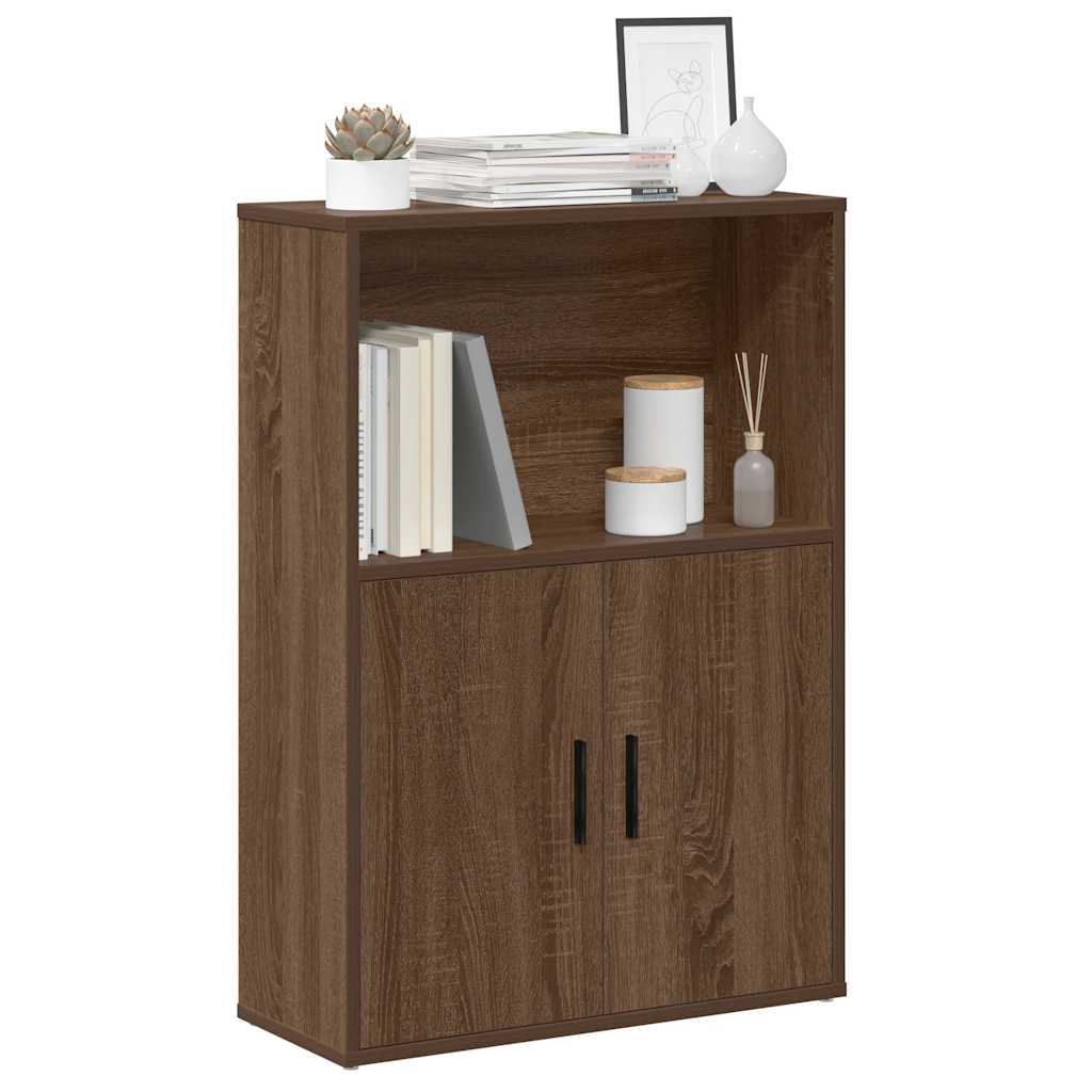 vidaXL Bibliotecă, stejar maro, 60x24x85 cm, lemn prelucrat vidaXL Bibliotecă, stejar maro, 60x24x85 cm, lemn prelucrat