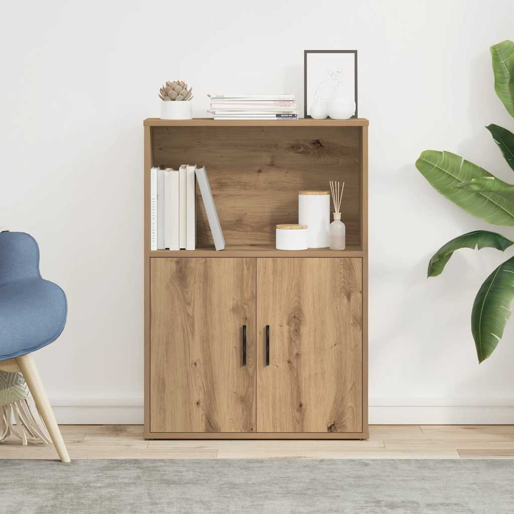 vidaXL Bibliotecă, stejar artizanal, 60x24x85 cm, lemn prelucrat vidaXL Bibliotecă, stejar artizanal, 60x24x85 cm, lemn prelucrat