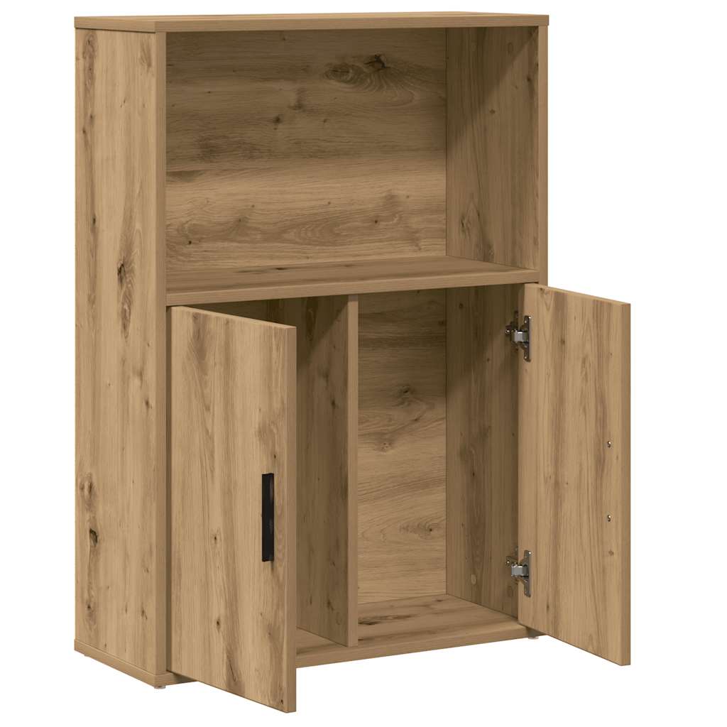 vidaXL Bibliotecă, stejar artizanal, 60x24x85 cm, lemn prelucrat vidaXL Bibliotecă, stejar artizanal, 60x24x85 cm, lemn prelucrat