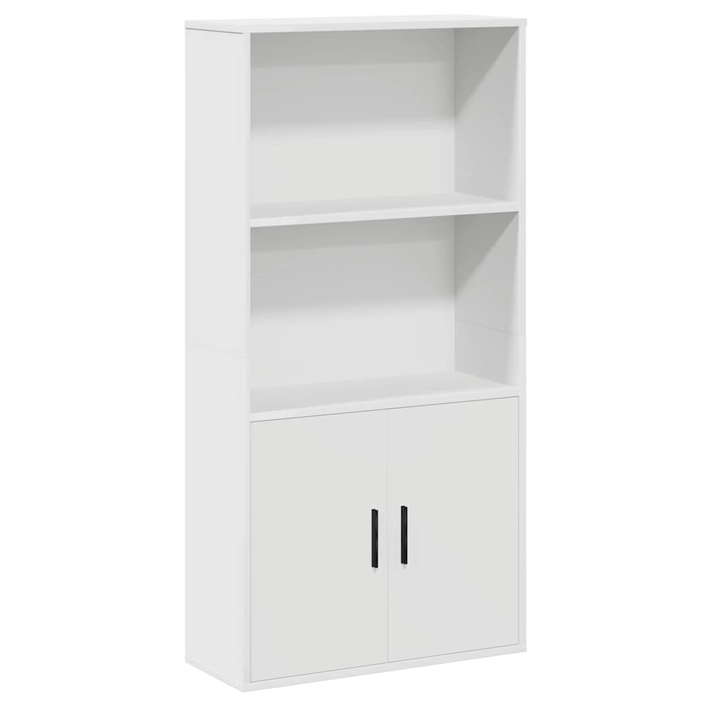 vidaXL Bibliotecă, alb, 60x24x120 cm, lemn prelucrat vidaXL Bibliotecă, alb, 60x24x120 cm, lemn prelucrat